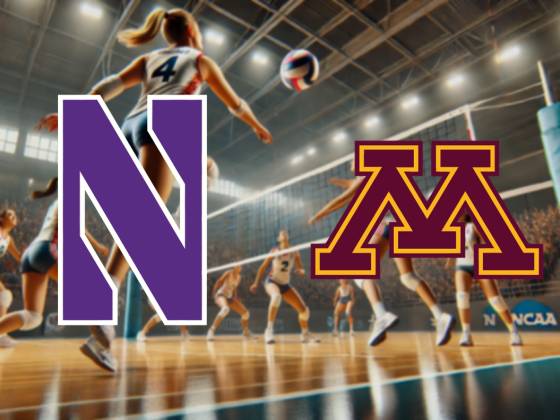 Northwestern Wildcats at Minnesota Golden Gophers Women's Volleyball